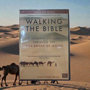 "Walking the Bible" A Journey by Land Through the 5 Books of Moses - DVD - NEW